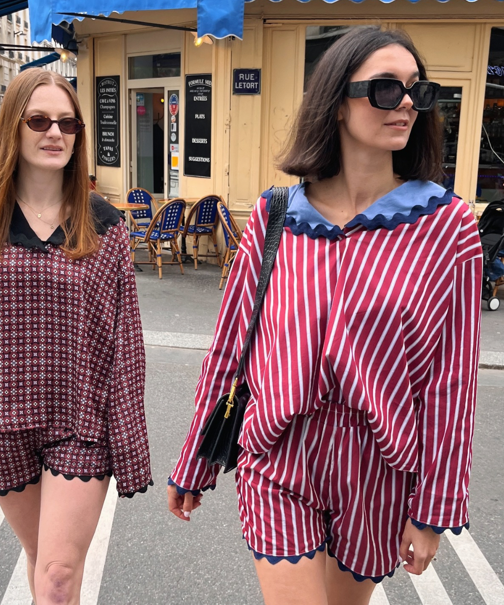Blouse col marin Perrine réversible Pila.Pépa