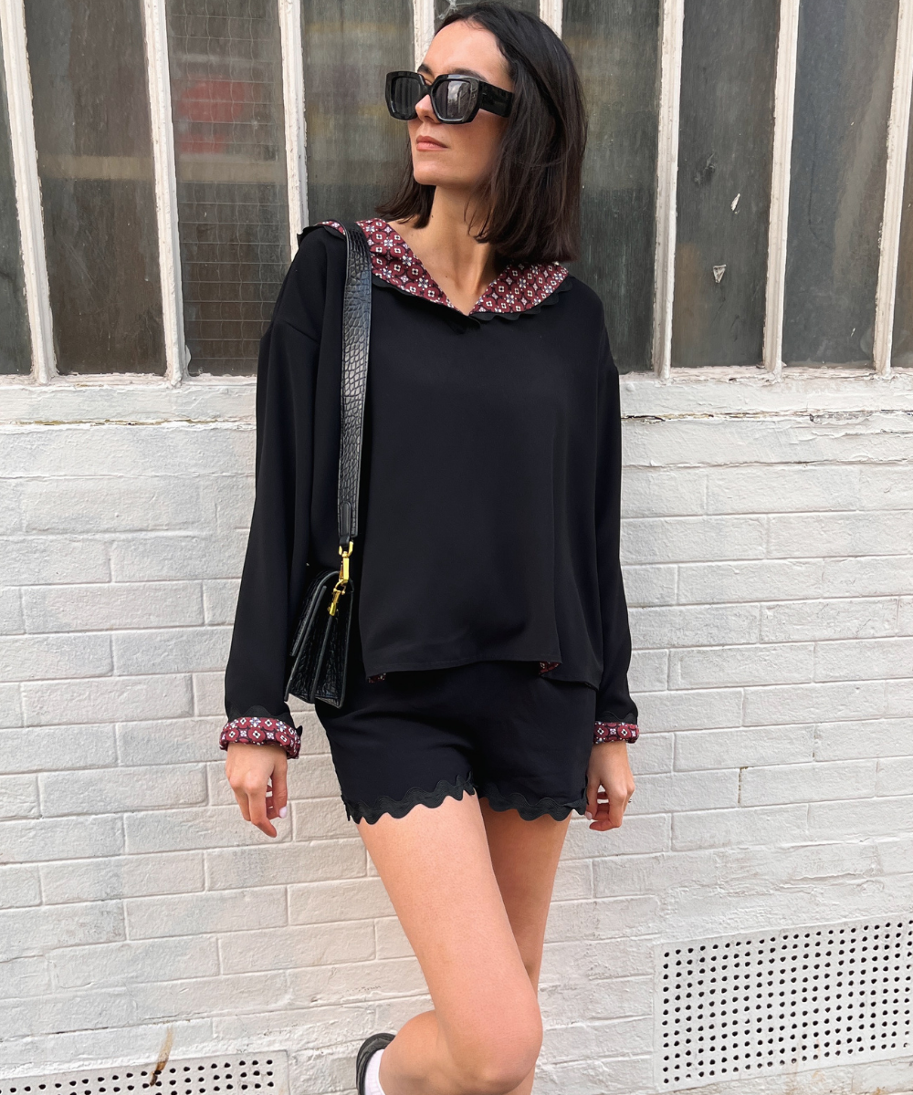 Blouse Col Marin Perrine Réversible Pila.Pépa