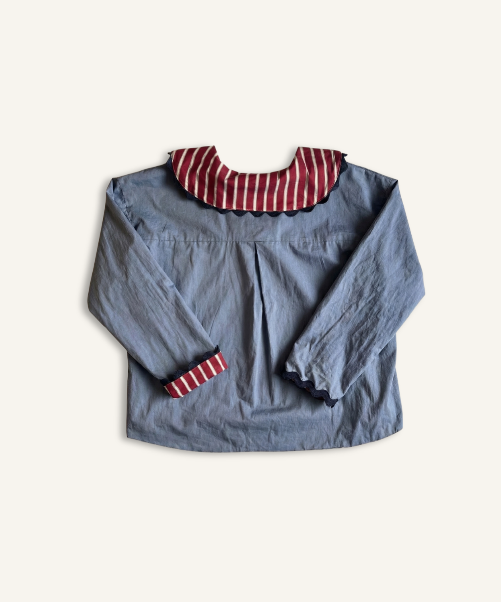 Blouse col marin Perrine réversible Pila.Pépa