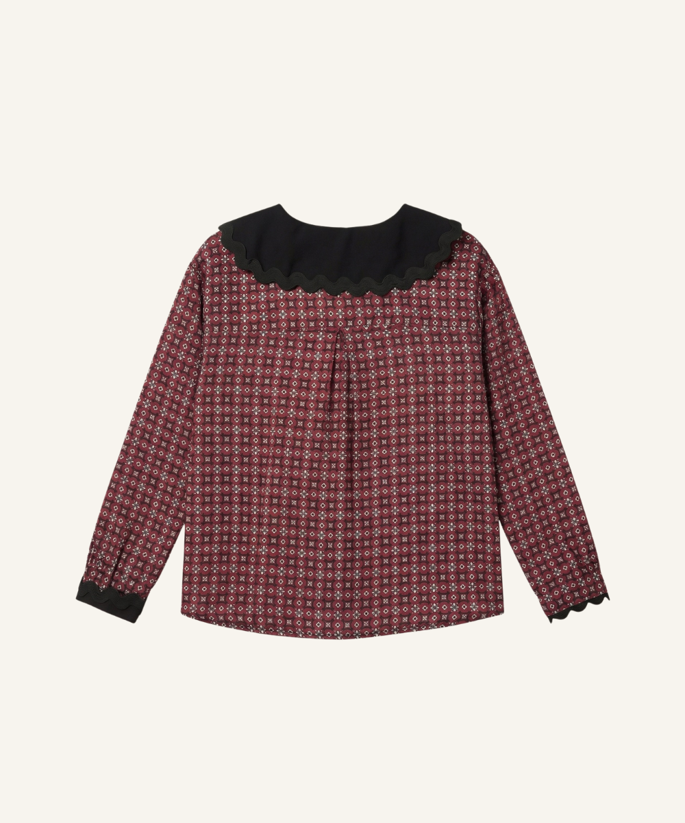 Blouse col marin Perrine réversible Pila.Pépa