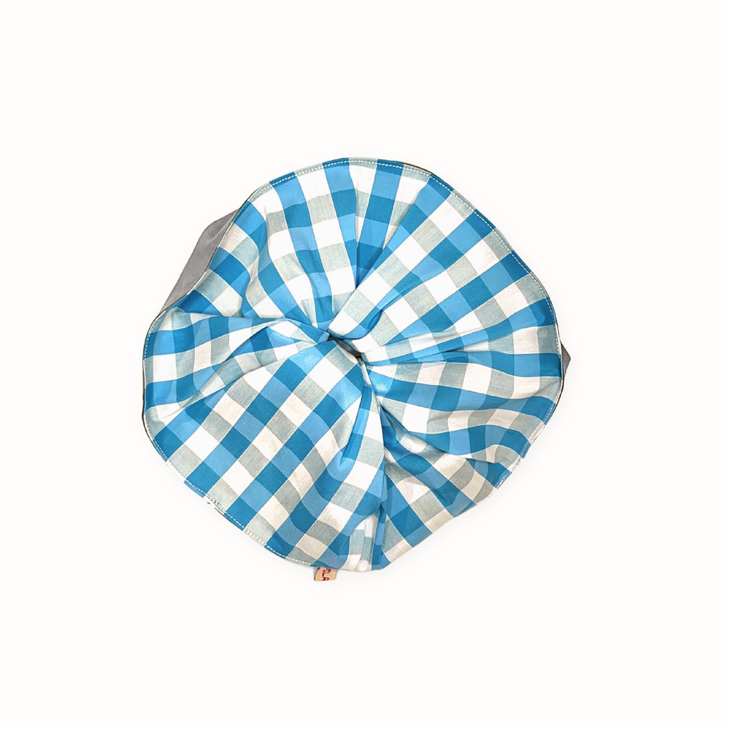 Chouchou L - Bleu Vichy et vert