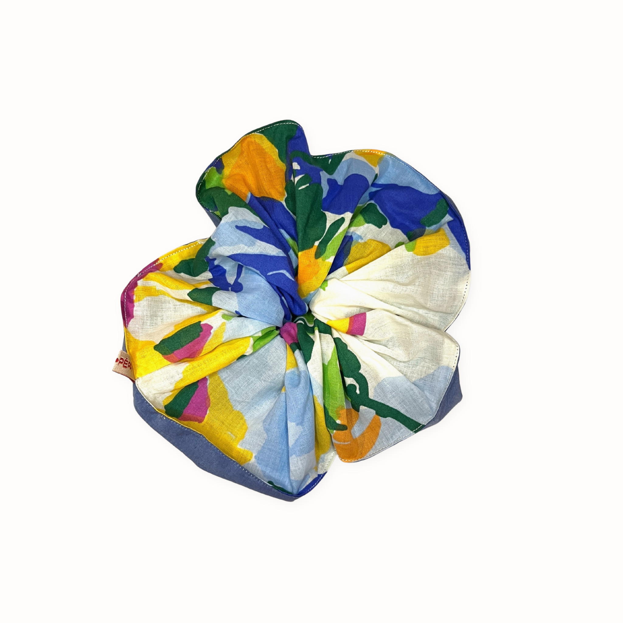 Chouchou L - Fleuri et bleu mer