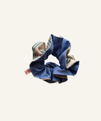 Chouchou Fleur - Bleu et beige rayé Pila.Pépa